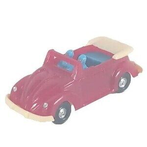 Eko VW Volkswagon 1300 Beetle Convertable Vintage 1:87 Red Made In Germany